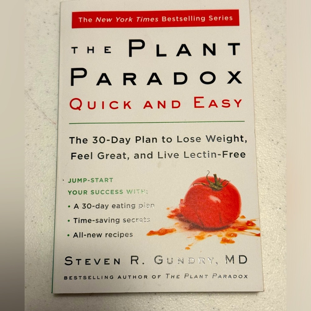 The Plant Paradox Quick and Easy Steven Gundry